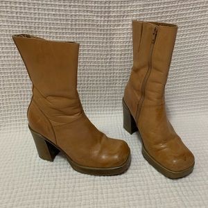 Steve Madden Natural Leather Boots